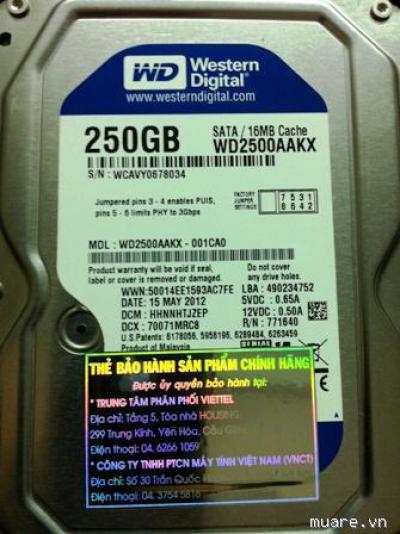 250gb sata hàng tháo máy bộ Mỹ