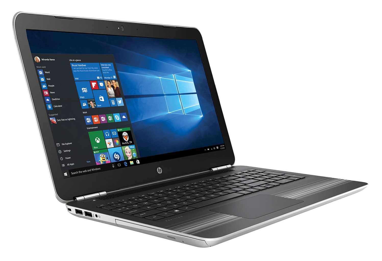 Laptop HP Pavilion 15-au071tx, Core i7 6500U/4GB/1TB/Win 10 (X3C20PA)