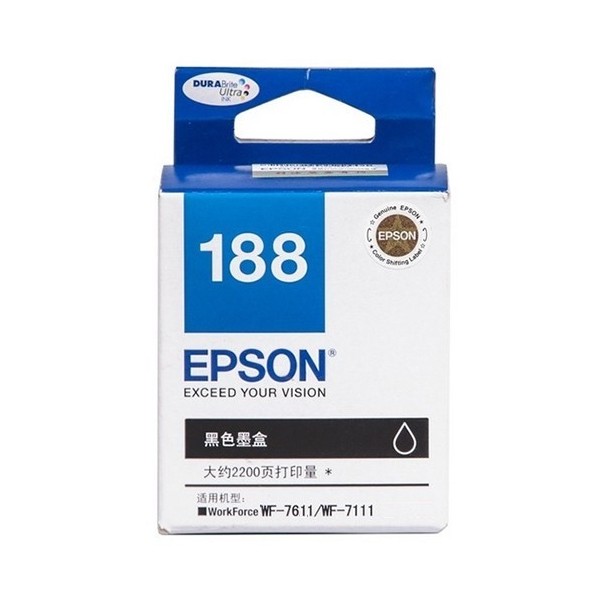 Mực in Epson T188 Black Original Cartridge (C13T188190)