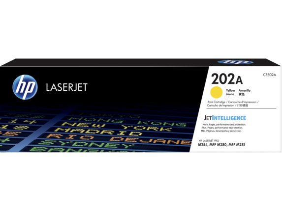 Mực in HP 202A Yellow Original LaserJet Toner Cartridge (CF502A)