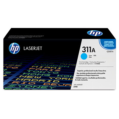 Mực in HP 311A Cyan LaserJet Toner Cartridge (Q2681A)
