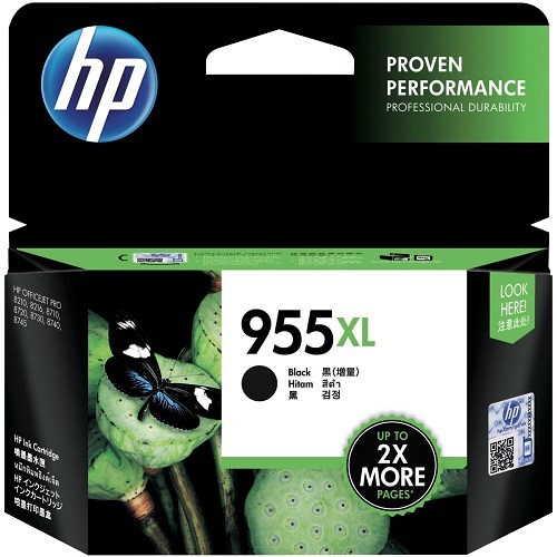 Mực in HP 955XL High Yield Black Original Ink Cartridge (L0S72AA)
