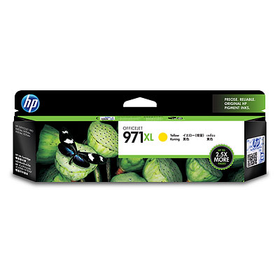Mực in HP 971XL High Yield Yellow Original Ink Cartridge (CN628AA)